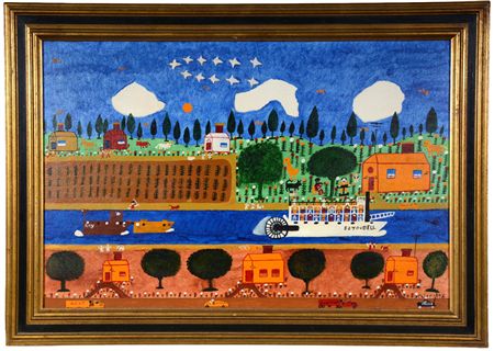 Three Day Wedding Trip Up the Mississippi by Philip Willey - Auction record, sale price, and art valuation. Compare with similar artists and explore comparable artworks.