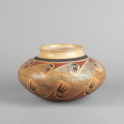 Polychrome Pot with Migration Pattern