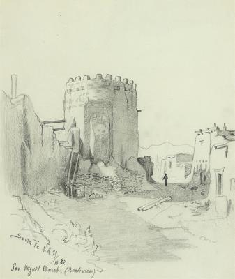 San Miguel Church, Santa Fe, New Mexico, 1882