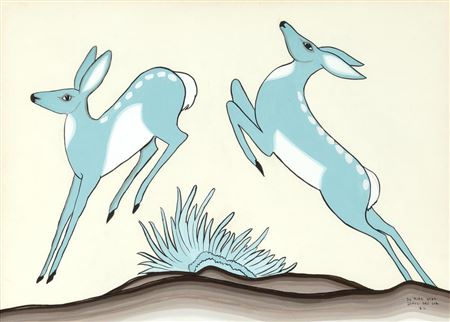 Untitled (Two Deer)
