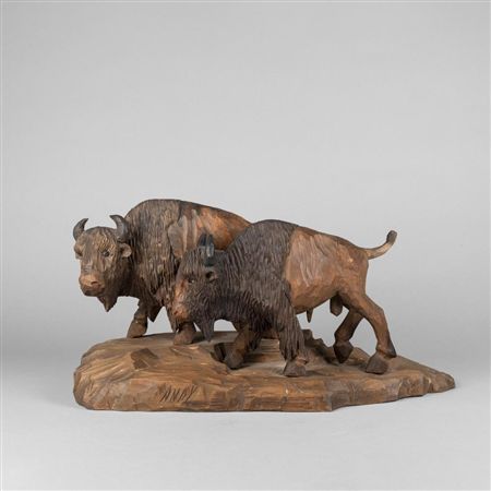 Untitled (Buffalo) by Herbert "Andy" Anderson - Auction record, sale price, and art valuation. Compare with similar artists and explore comparable artworks.