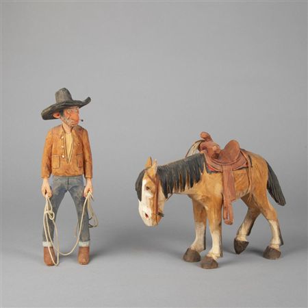 Untitled (Cowboy and His Horse) (2) by Herbert "Andy" Anderson - Auction record, sale price, and art valuation. Compare with similar artists and explore comparable artworks.