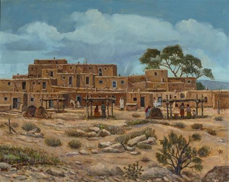 Untitled (Pueblo Afternoon)