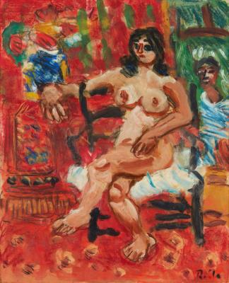 Seated nude