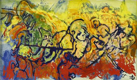 Contours in Prime Colour Field by Rita Ackermann - Auction record, sale price, and art valuation. Compare with similar artists and explore comparable artworks.