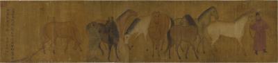 Men and Horses by Kanghou Chen - Auction record, sale price, and art valuation. Compare with similar artists and explore comparable artworks.