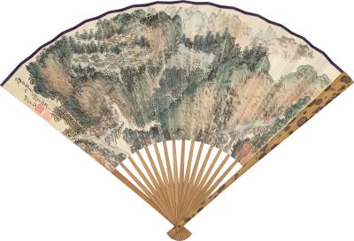 Village in the mountains; Poetry in Xingshu