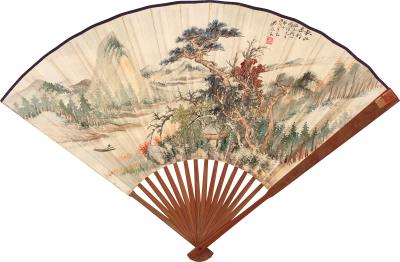 Fishing in Autumn River; Excerpt from Zhuangzi in running script