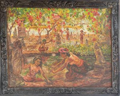 Lady in Garden