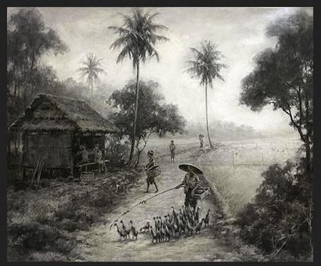 Duck Shepherd by Badrus - Auction record, sale price, and art valuation. Compare with similar artists and explore comparable artworks.