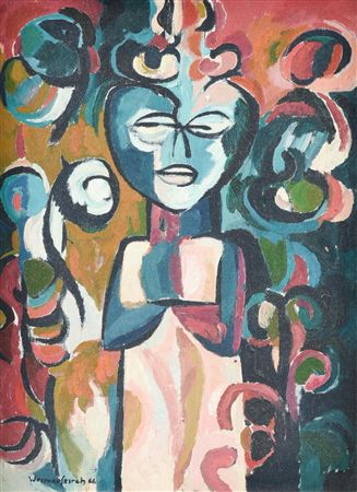 Figure with Hands Clasped (Untitled)