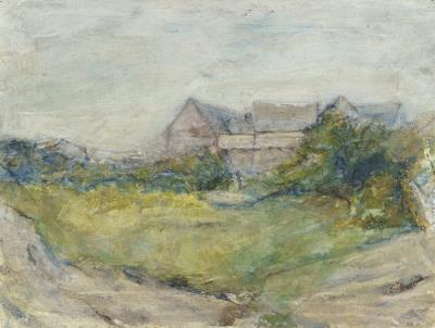 "Gehöft" (Homestead) (Landscape near Radebeul)
