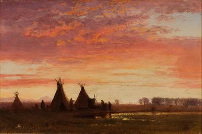 Sunset on the Encampment