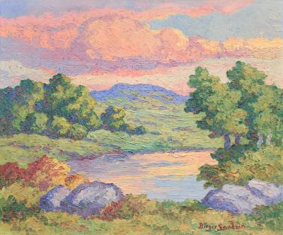 Smoky Valley Sunset (Kansas Landscape)
