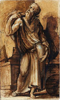 Apostolo ai Piedi di una Colonna (Apostle at the Foot of a Column)
