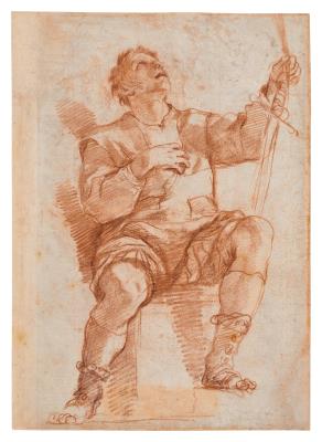 Recto: Study for the Figure of Adrian Fortescue; Verso: Study for the Figure of Juan d'Eguaras by Mattia (Il Cavaliere Calabrese) Preti - Auction record, sale price, and art valuation. Compare with similar artists and explore comparable artworks.