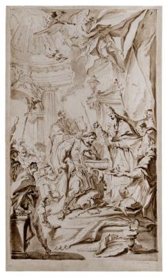 The Baptism of Constantine by Carlo Carloni - Auction record, sale price, and art valuation. Compare with similar artists and explore comparable artworks.