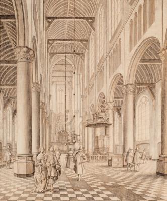 Interior of the Nieuwe Kerk, Delft
