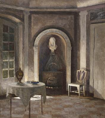 Interiør fra Liselund (Interior from Liselund) by Peter Vilhelm Ilsted - Auction record, sale price, and art valuation. Compare with similar artists and explore comparable artworks.