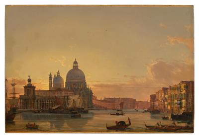 Venice, a View from Across the Bacino di San Marco with San Giorgio Maggiore