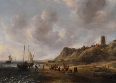View of the Beach at Egmond-aan-Zee