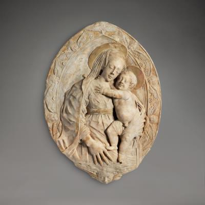 Madonna and Child within a Mandorla