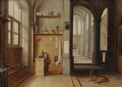 Saint Jerome in his Study
