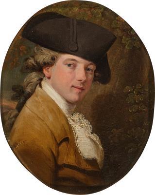 Portrait of a Young Man wearing a Tricorn Hat by Peter Pierre Adolphe Hall - Auction record, sale price, and art valuation. Compare with similar artists and explore comparable artworks.
