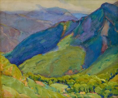 The Valley Uscio by Margaret Jordan Patterson - Auction record, sale price, and art valuation. Compare with similar artists and explore comparable artworks.