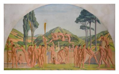 Olympic Games in a Demi-Lune (The Games) by James Stroudley - Auction record, sale price, and art valuation. Compare with similar artists and explore comparable artworks.
