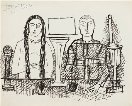 Untitled (Study for Mystic Repast)
