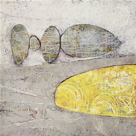 Composition by Jyoti M Bhatt - Auction record, sale price, and art valuation. Compare with similar artists and explore comparable artworks.