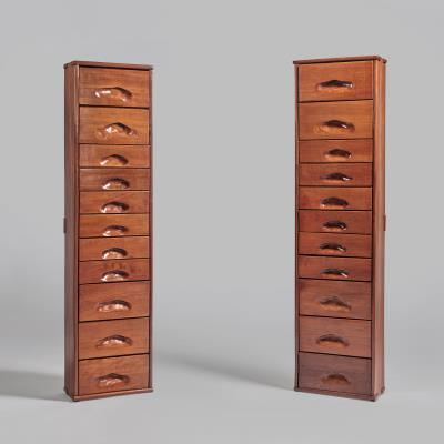 Unique Pair of Chests of Drawers