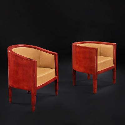 A Rare Pair of Armchairs