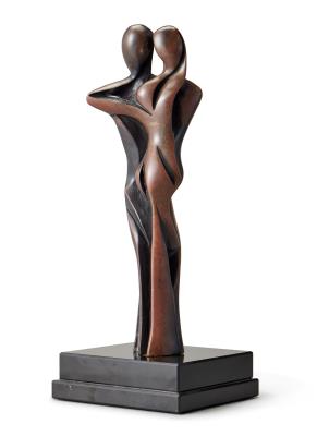 Embrace by Helene Jacubowitz - Auction record, sale price, and art valuation. Compare with similar artists and explore comparable artworks.