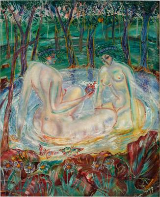 Bathers in the Lagoon