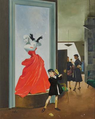 Mannequin by George E Hughes - Auction record, sale price, and art valuation. Compare with similar artists and explore comparable artworks.