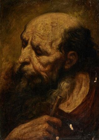 Head Study of a Bearded Man