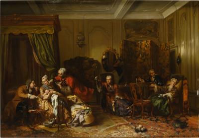 Interior Family Scene