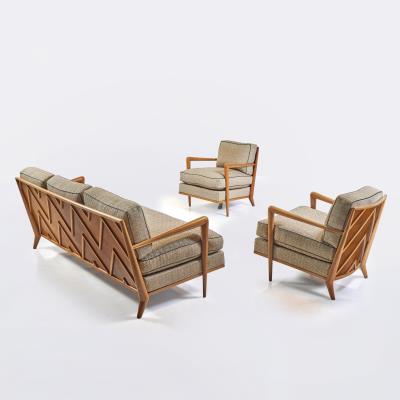 A Rare Three-Piece Sofa Suite
