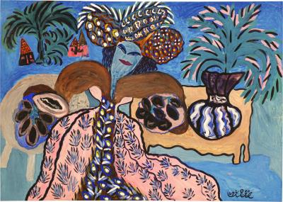Untitled by Mahidienne Baya - Auction record, sale price, and art valuation. Compare with similar artists and explore comparable artworks.