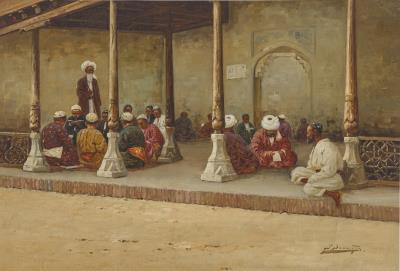 Madrasa in Turkestan by Richard Karlovich Zommer - Auction record, sale price, and art valuation. Compare with similar artists and explore comparable artworks.