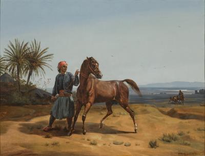 King Wilhelm I’s Arabian Stallion 'Tursi'
