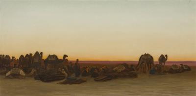 Encampment in the desert