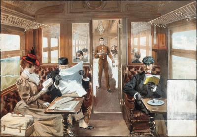 In the Dining Car
