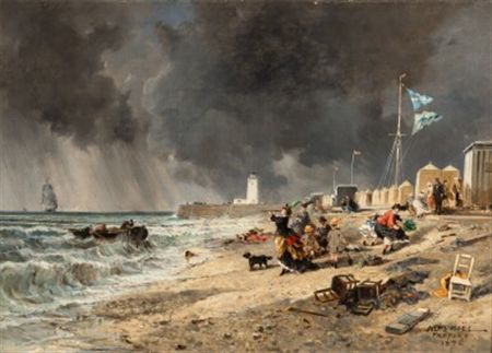 Gust of Wind at Le Tréport