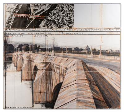 The Pont Neuf Wrapped (Project for Paris)