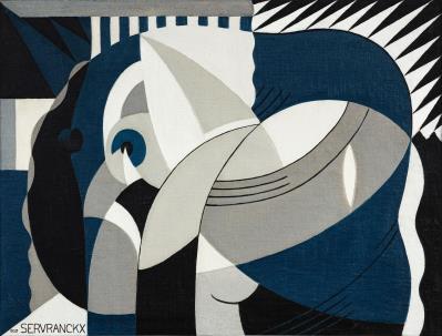 Opus 1b or I Caress the Horses of Women by Victor Servranckx - Auction record, sale price, and art valuation. Compare with similar artists and explore comparable artworks.