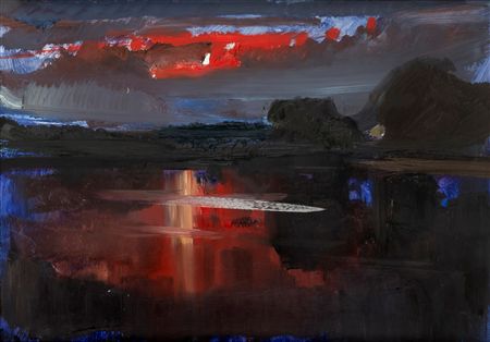 The Bug River at night by Stanislaw Baj - Auction record, sale price, and art valuation. Compare with similar artists and explore comparable artworks.