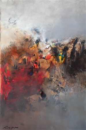 Bez tytułu (czerwony) by Krzysztof Recko-Rapsa - Auction record, sale price, and art valuation. Compare with similar artists and explore comparable artworks.